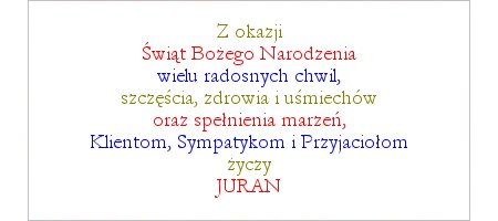 Wesołych Świąt Bożego Narodzenia